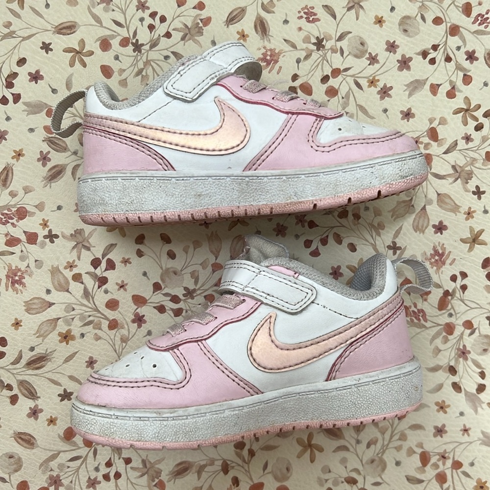 Toddler Nike Pink White Dunks 7c